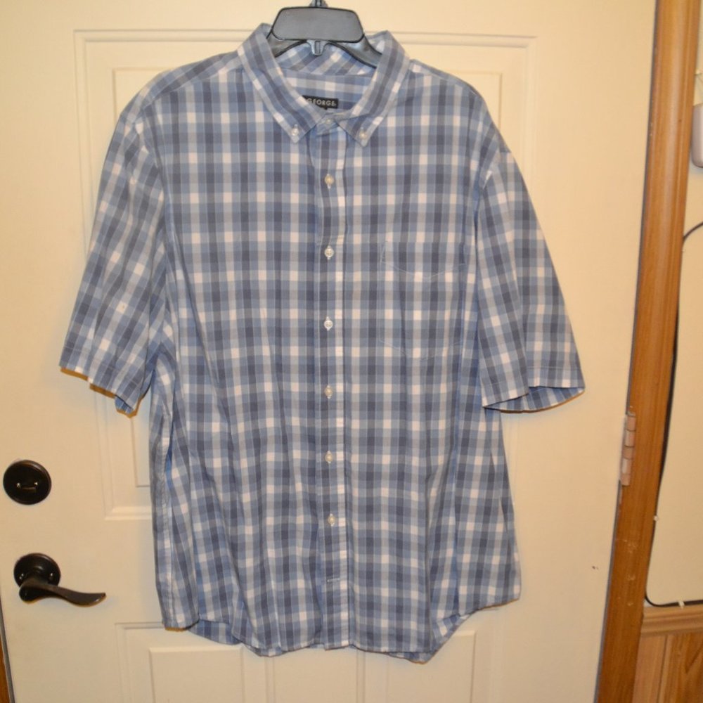 George 2XL button down short sleeve shirt.